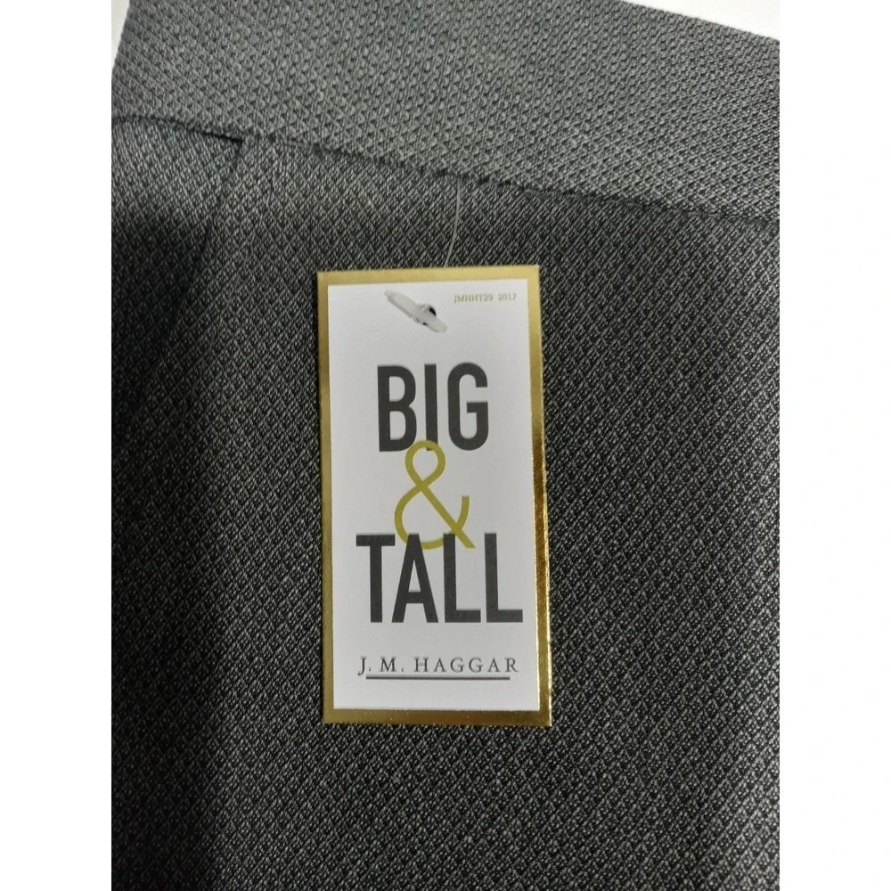 JM Haggar  Premium Stretch Suit  Separate  Dress Pants Men's  50x29 Dk Gray $120